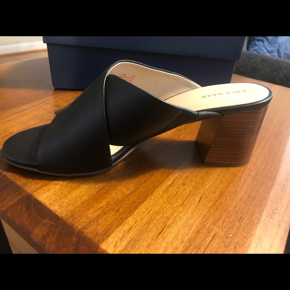 Cole Haan *BRAND NEW* Black Mules